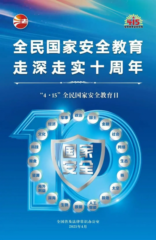415全民国家安全教育日 | 全民国家安全教育，走深走实十周年