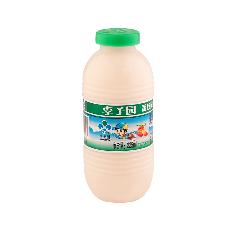 荔枝风味乳饮料，单瓶净含量225ml